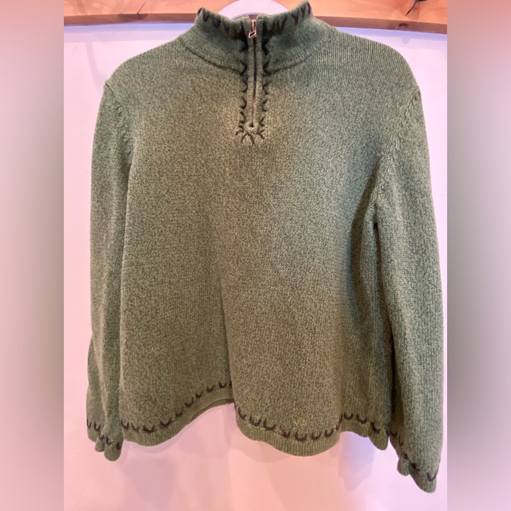 Christopher & Banks hand embroidered sweater